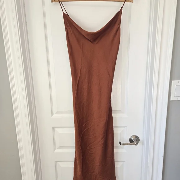 Free People Satin Slip Dress - Picture 6 of 11